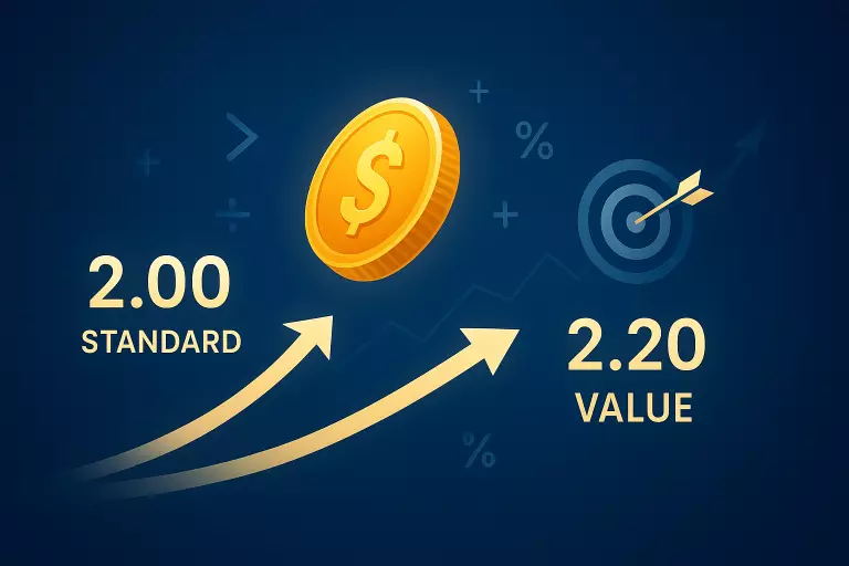 Koncepcja value betting - ilustracja pokazująca znajdowanie wartościowych zakładów bukmacherskich